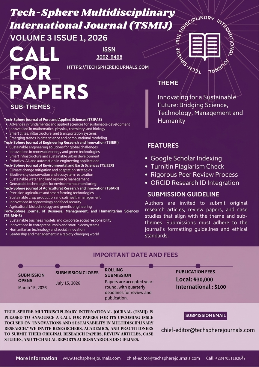 Call For Paper (Vol 3, Issue 1) Image